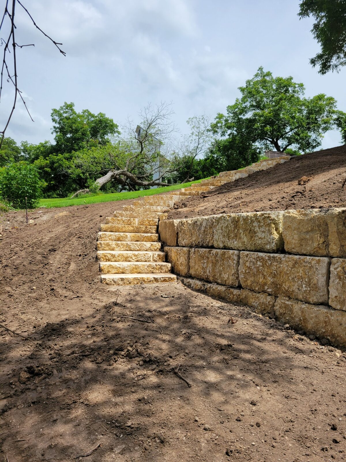 Waterfront construction on Canyon Lake