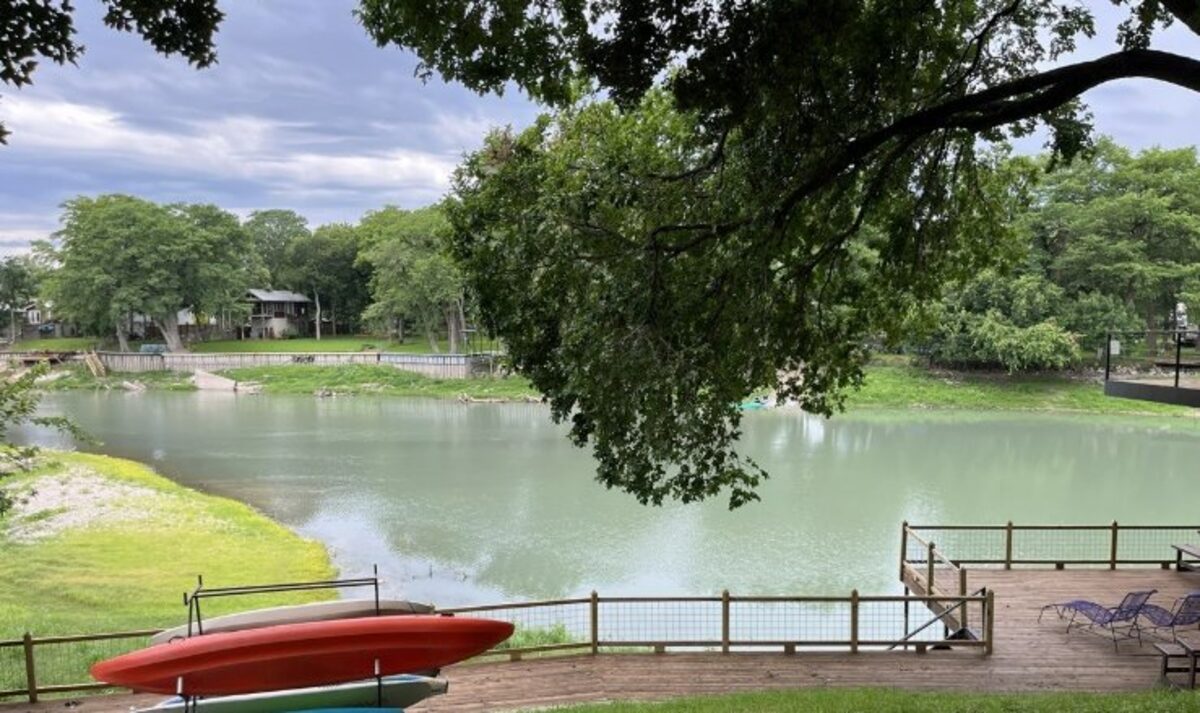 Waterfront construction on Meadow Lake